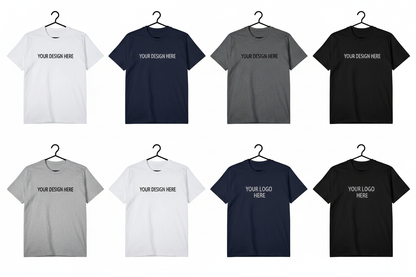 Bulk T-Shirt Order Mockup