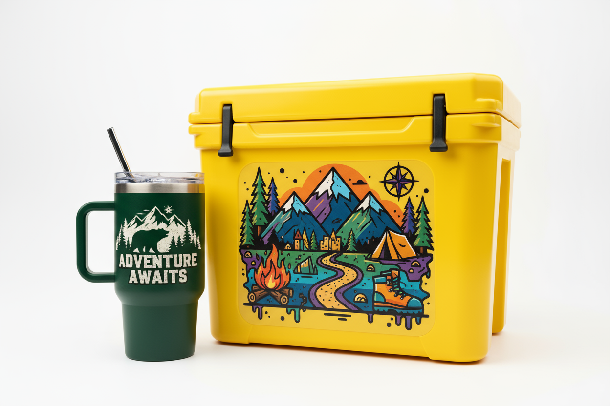 Camping Cooler and Tumbler
