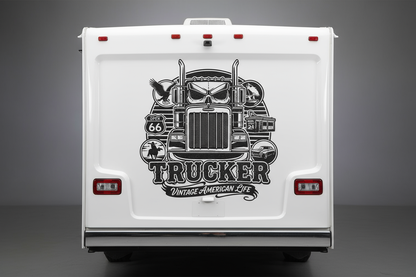 RV Trailer UVDTF Decal