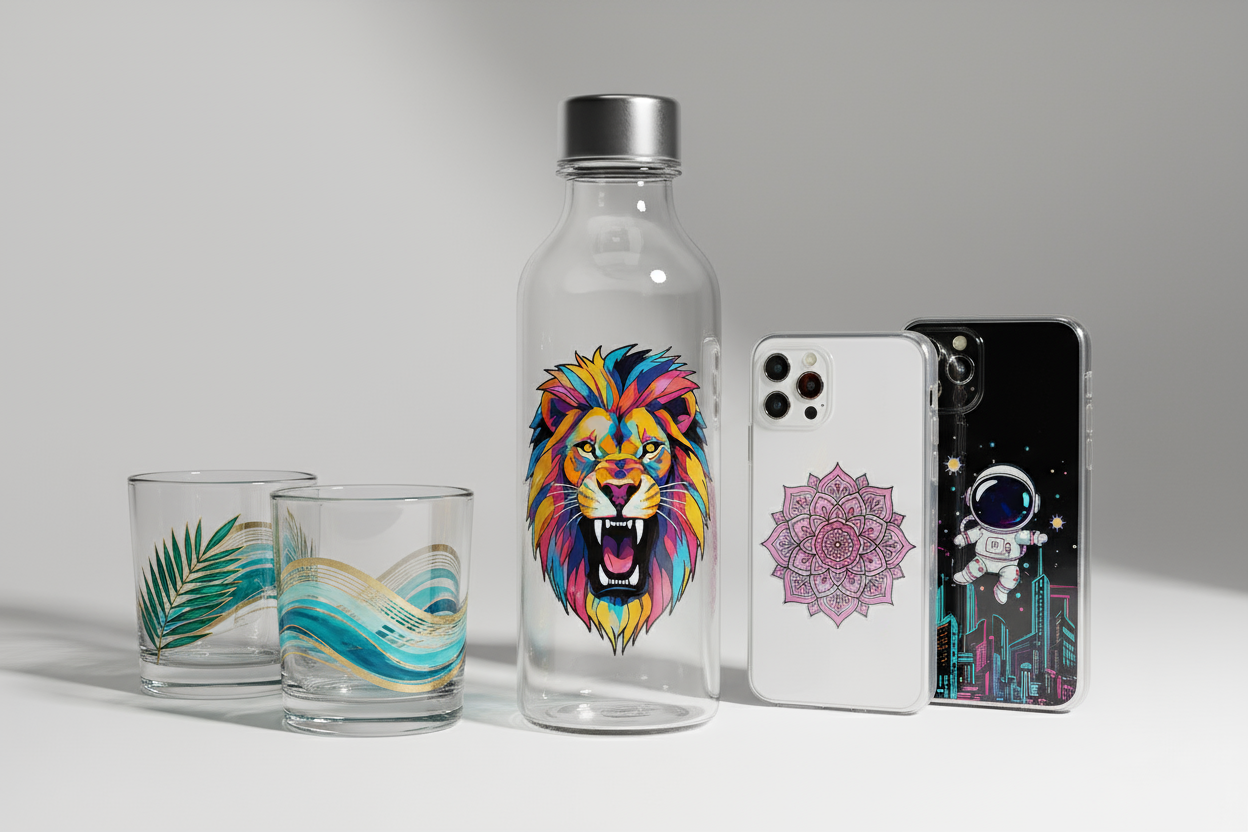UV DTF Transfers - Real Product Photography